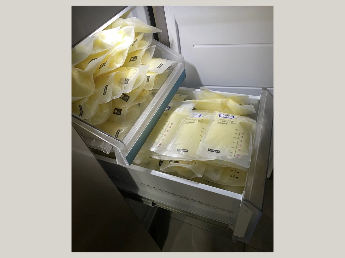 母乳喂养科部客户案例：多箱储奶实拍
